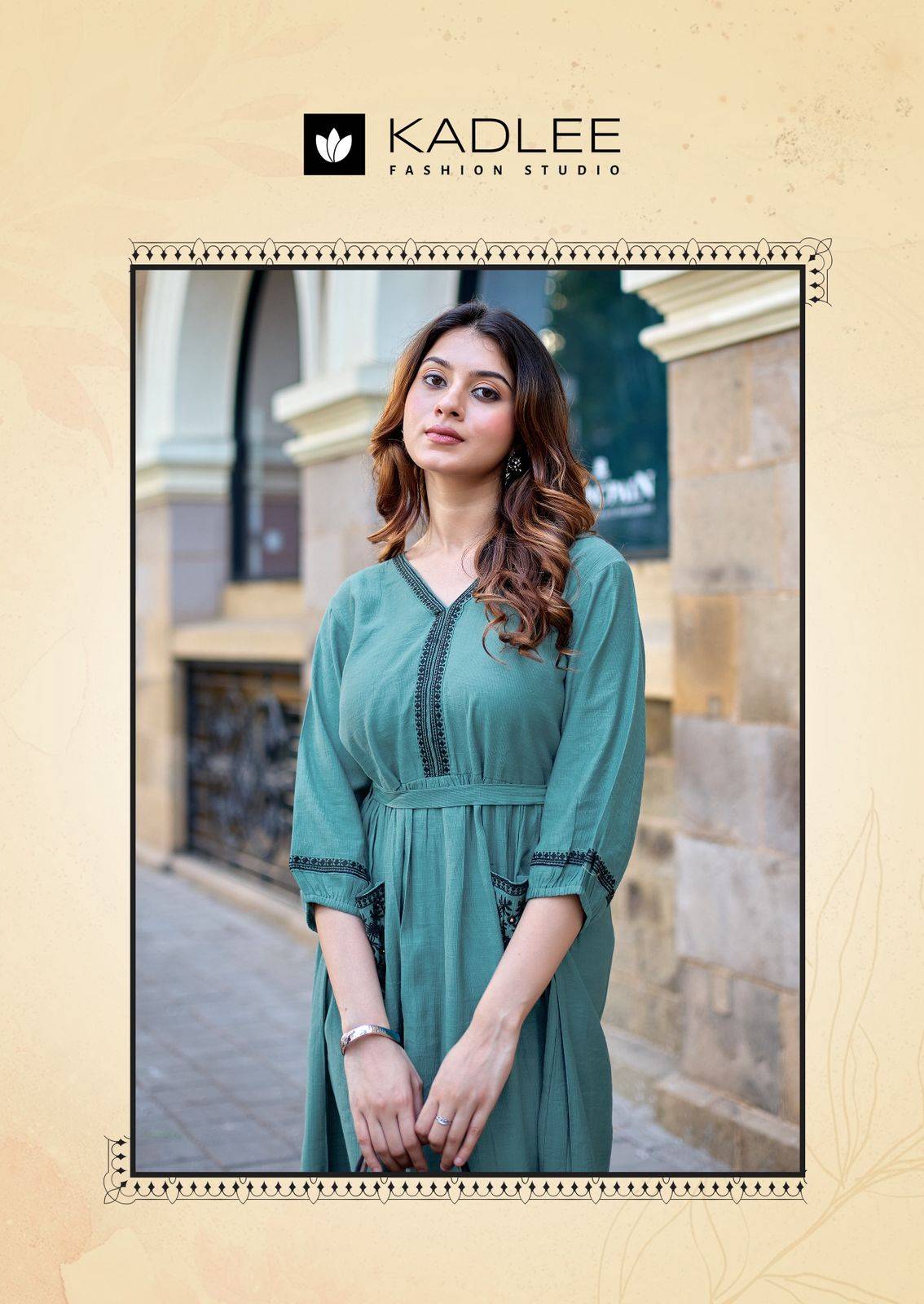 Aleena By KADLEE 3001 To 3005 Series Beautiful Festive Suits Colourful Viscose Weaving kurtis At Wholesale Price
